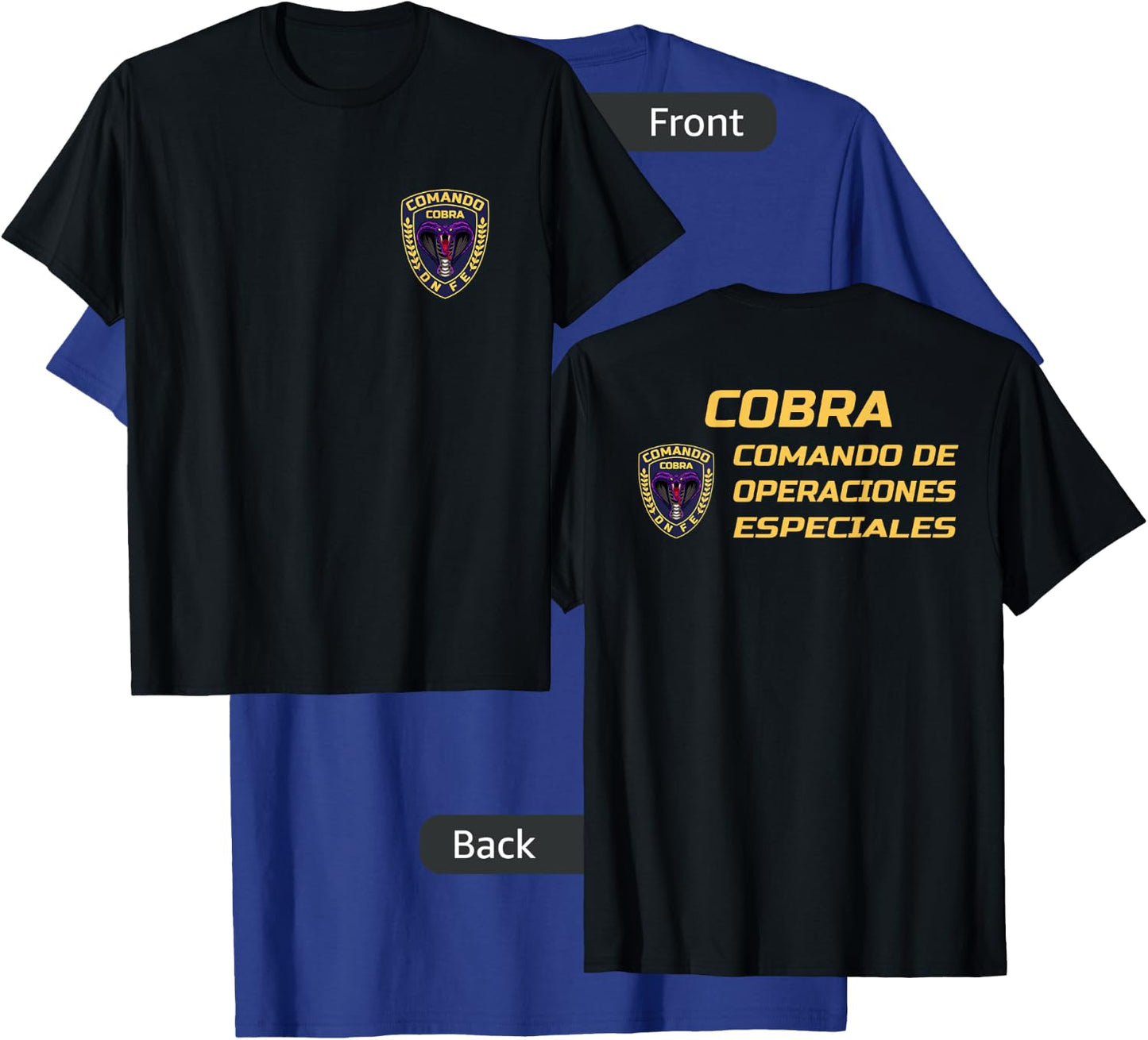 Honduran Police COBRA Special Force SWAT Honduras Army T-Shirt - T-Shirt | Royal