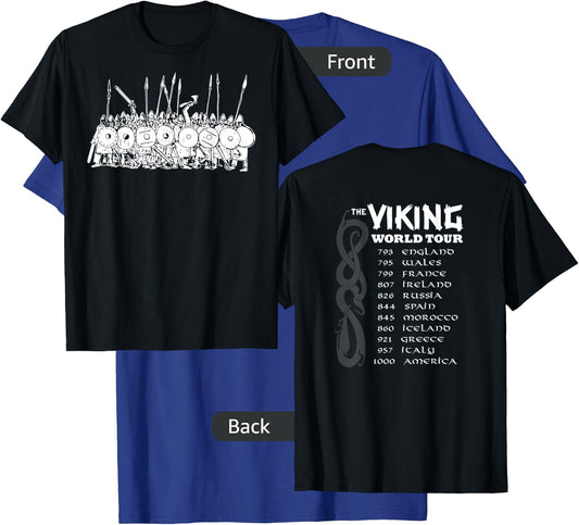 Corpsman UP Viking World Tour , Black T-Shirt - T-Shirt | Royal