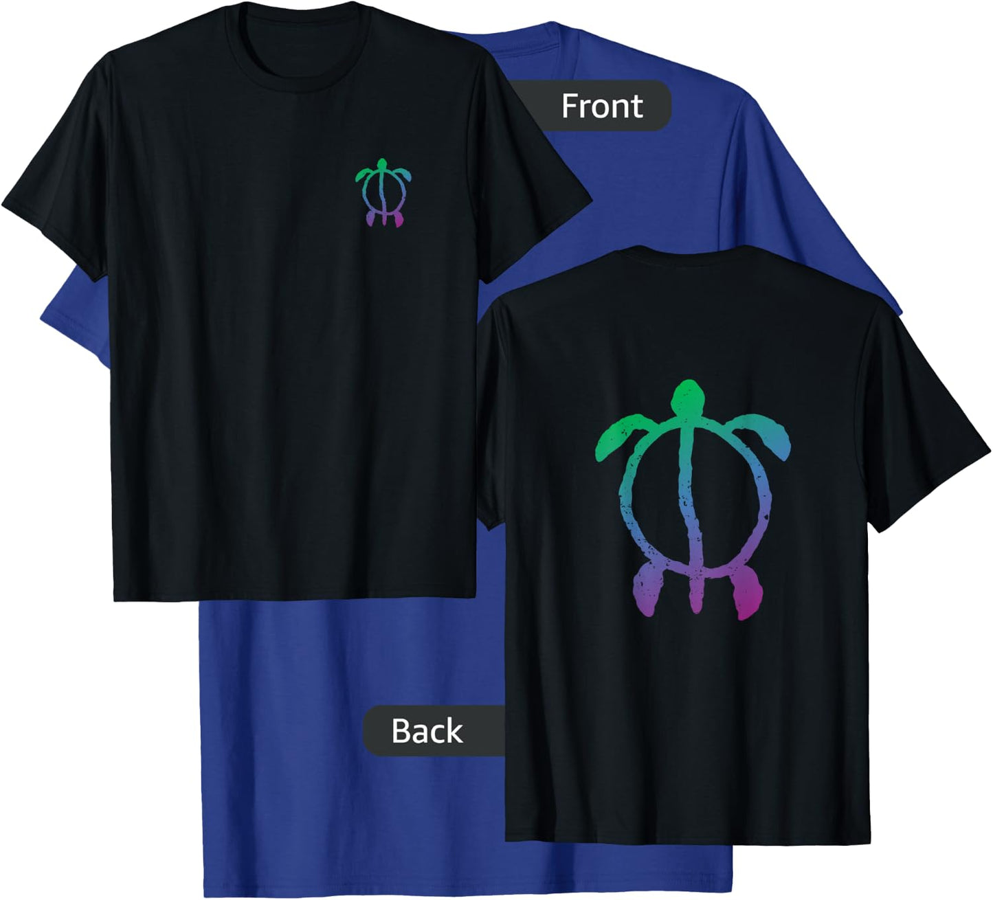 Hawaiian Turtle, Honu Petroglyph T-Shirt - T-Shirt | Royal