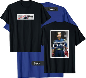 The Boys I Can Do Whatever Front and Back T-Shirt - T-Shirt | Royal