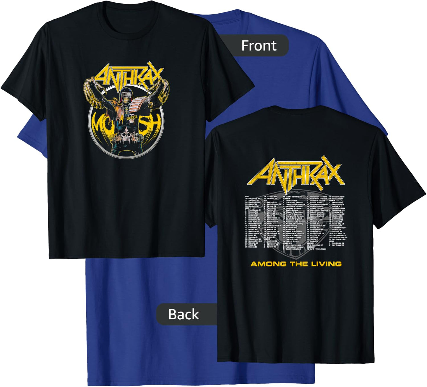 Anthrax - Judge Death Mosh T-Shirt - T-Shirt | Royal