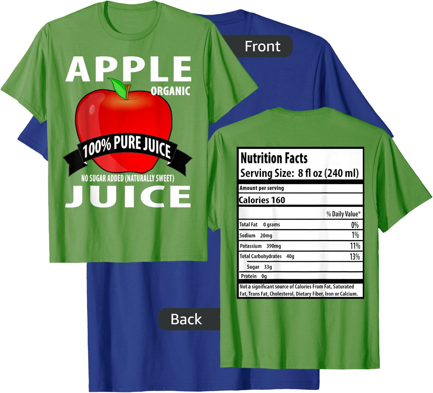 Apple Juice Box: Family Halloween Costumes for 5 People T-Shirt - T-Shirt | Royal