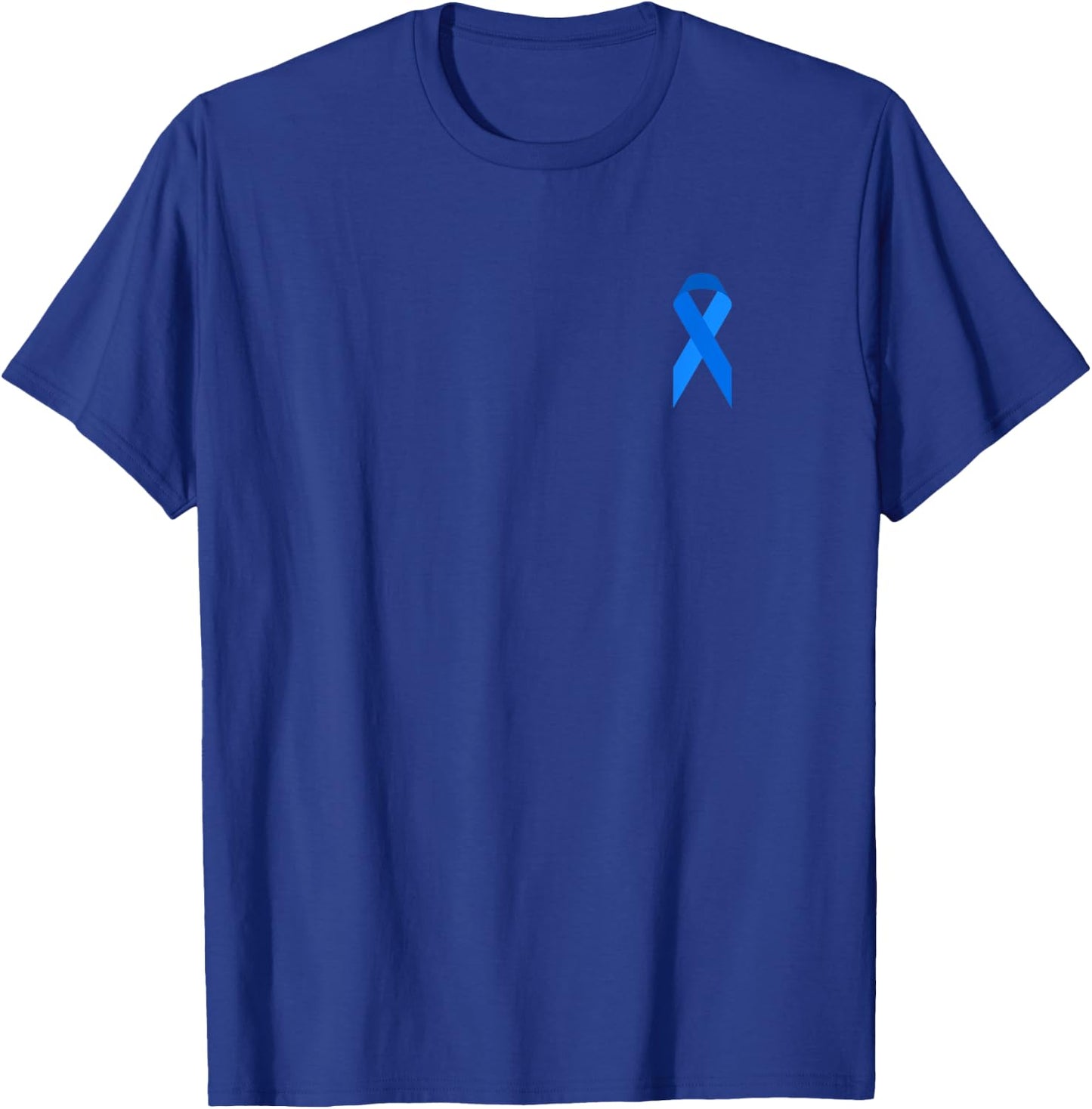 Blue Ribbon Diabetes Awareness Bow Kids Family T-Shirt - T-Shirt | Royal