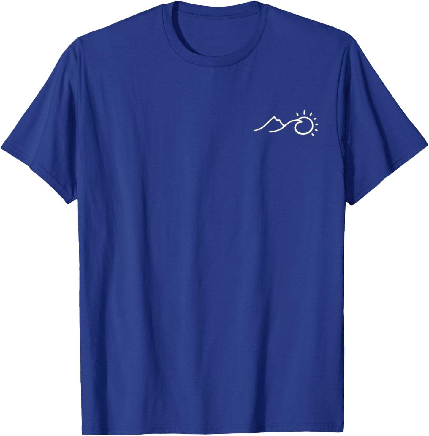 Minimalist Outdoor Explorers Hiking Adventure T-Shirt - T-Shirt | Royal