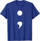 Funny Punctuation Semicolon Group Halloween Costume T-Shirt - T-Shirt | Royal