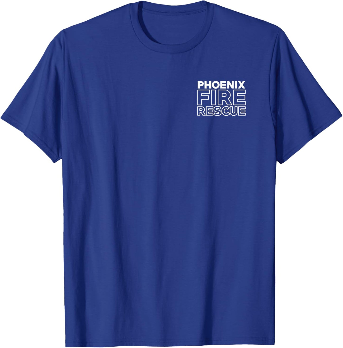 City of Phoenix Fire Rescue Arizona Firefighter T-Shirt - T-Shirt | Royal