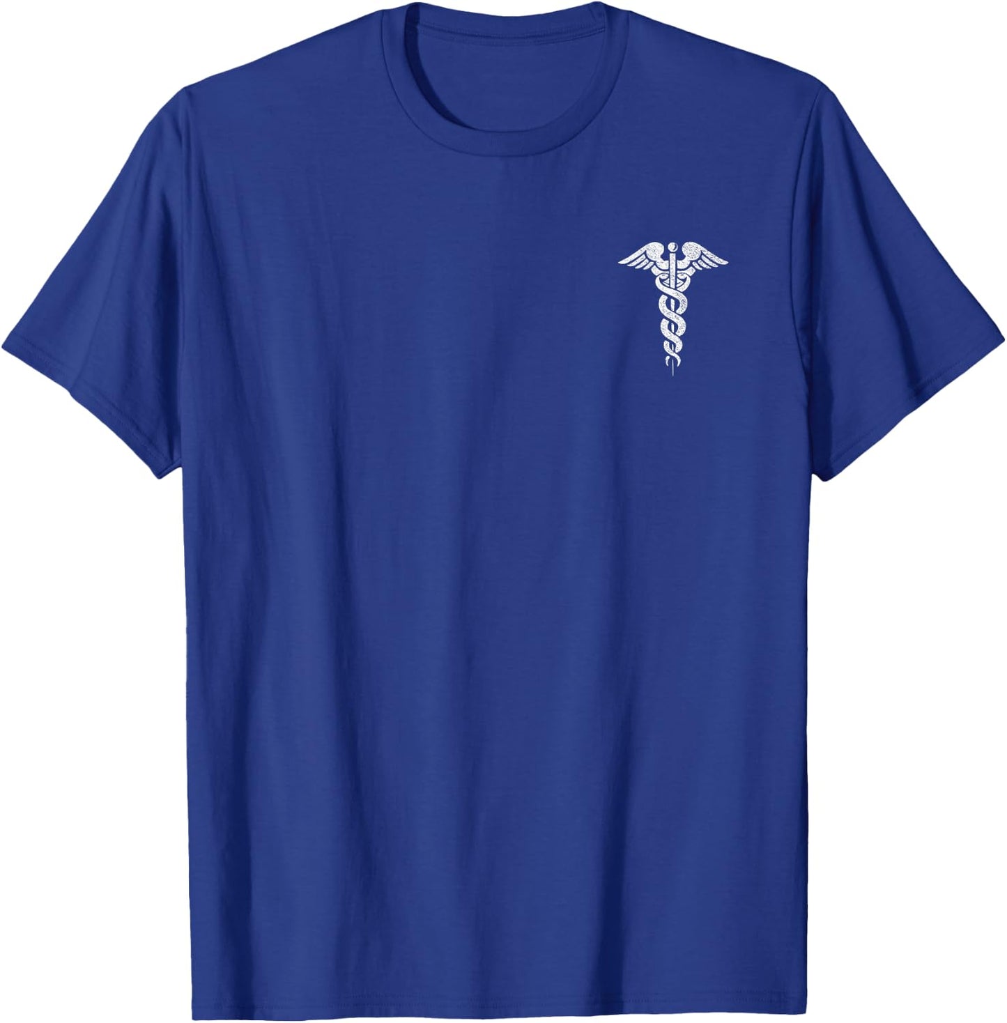 Caduceus Symbol Nurse Doctor Medic Rn Np Na Hospital T-Shirt - T-Shirt | Royal