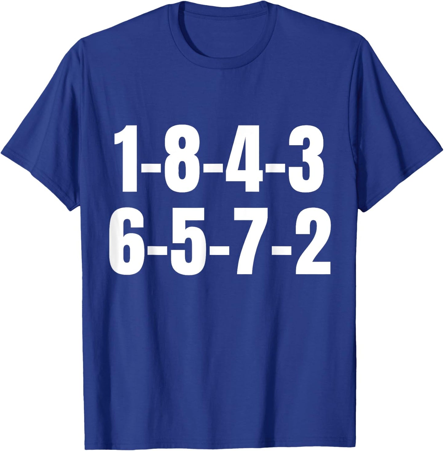 18436572 Firing Order Engine V8 Block Racing Mechanic T-Shirt - T-Shirt | Royal