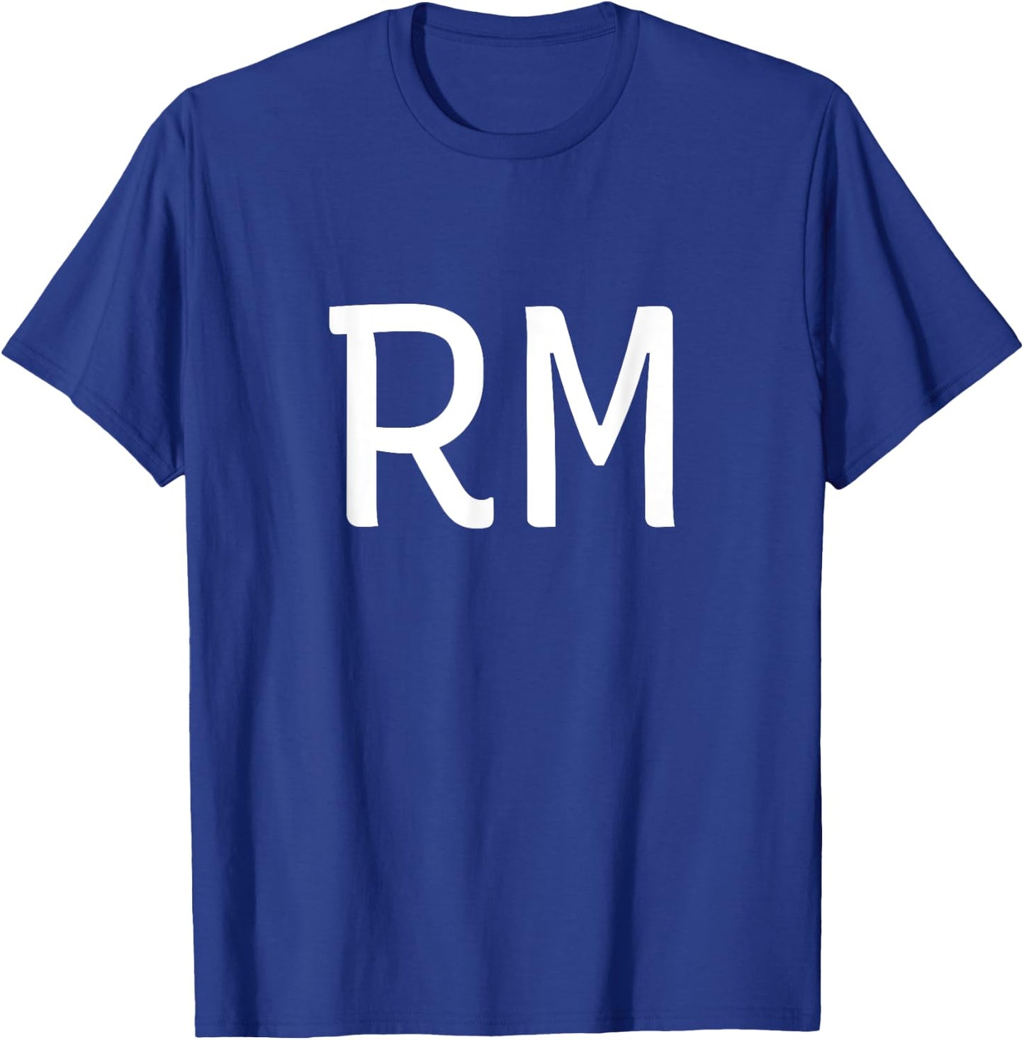 RM Two Letter Pair - Elegant Personalized Initials T-Shirt - T-Shirt | Royal
