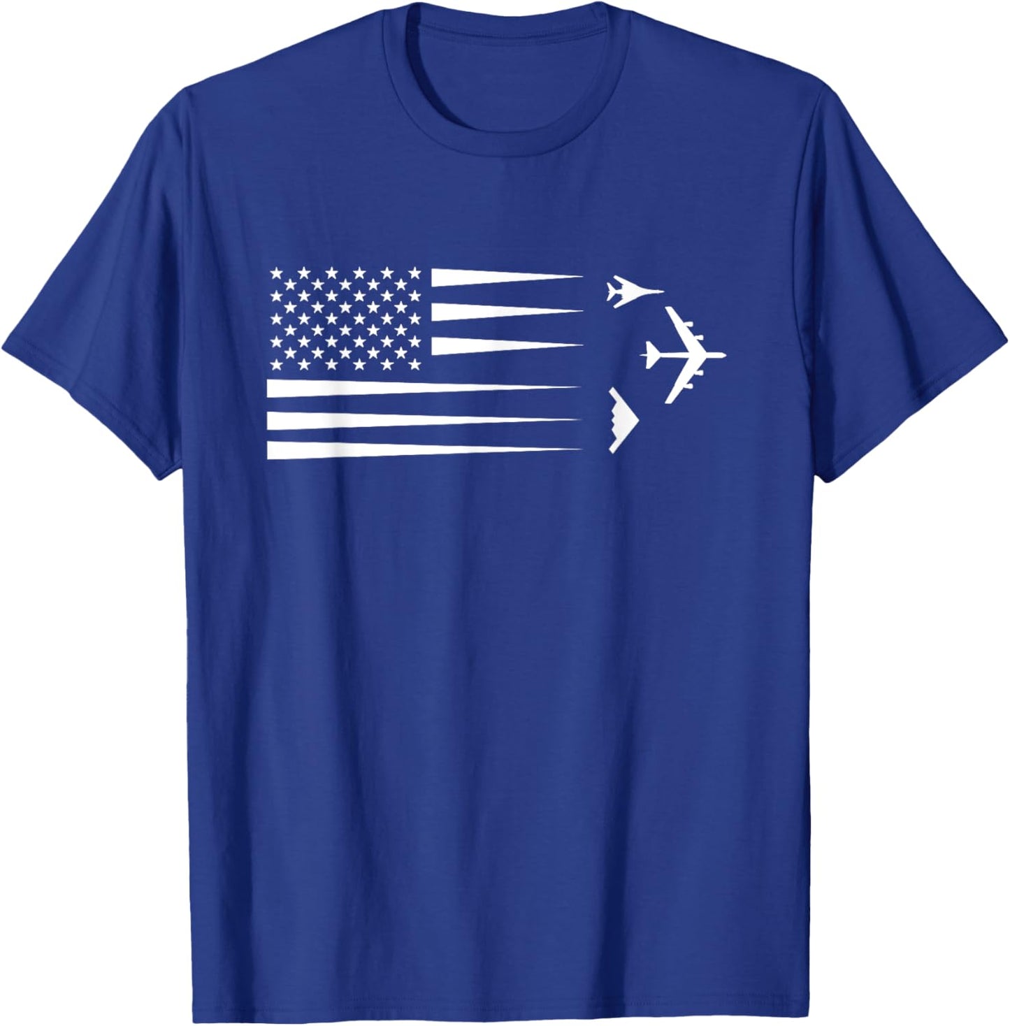 B-2 Spirit B-1 Lancer B-52 Bomber Airplane T-Shirt - T-Shirt | Royal