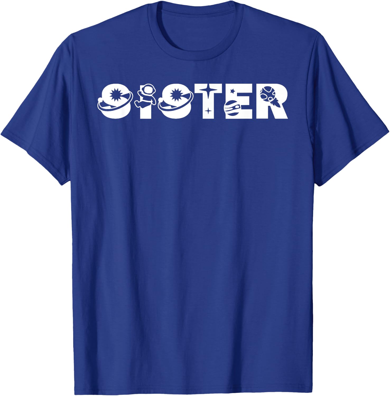 Funny Sister Space Astronaut Birthday Party T-Shirt - T-Shirt | Royal