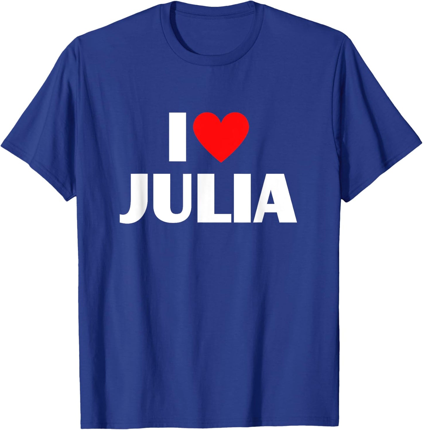 I Love Julia - I Heart Julia T-Shirt - T-Shirt | Royal