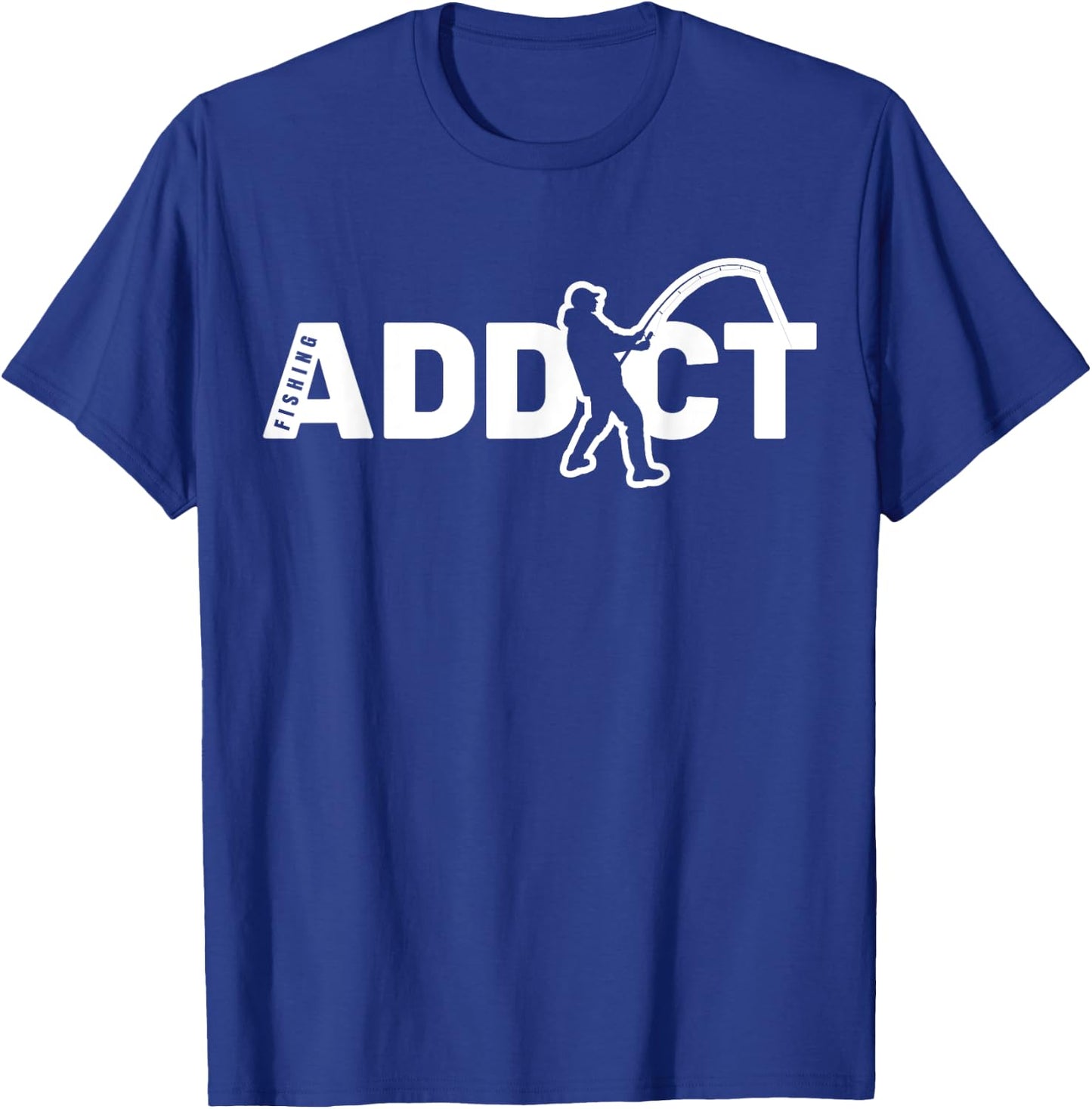 Fishing Shirt | Addictive Fishing, Dad's Gift Angel Coach T-Shirt - T-Shirt | Royal