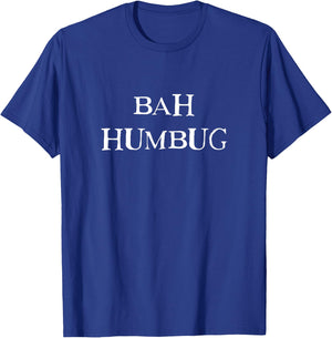 Bah Humbug - Christmas T-Shirt - T-Shirt | Royal