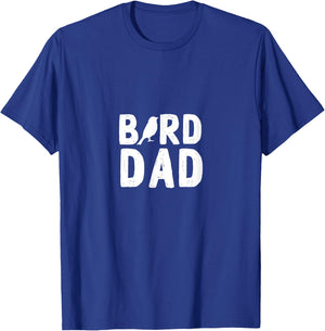 Bird Dad Design for Companion Bird Pet Owners T-Shirt - T-Shirt | Royal