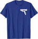 Florida Correctional Officer Thin Gray Line Flag T-Shirt - T-Shirt | Royal