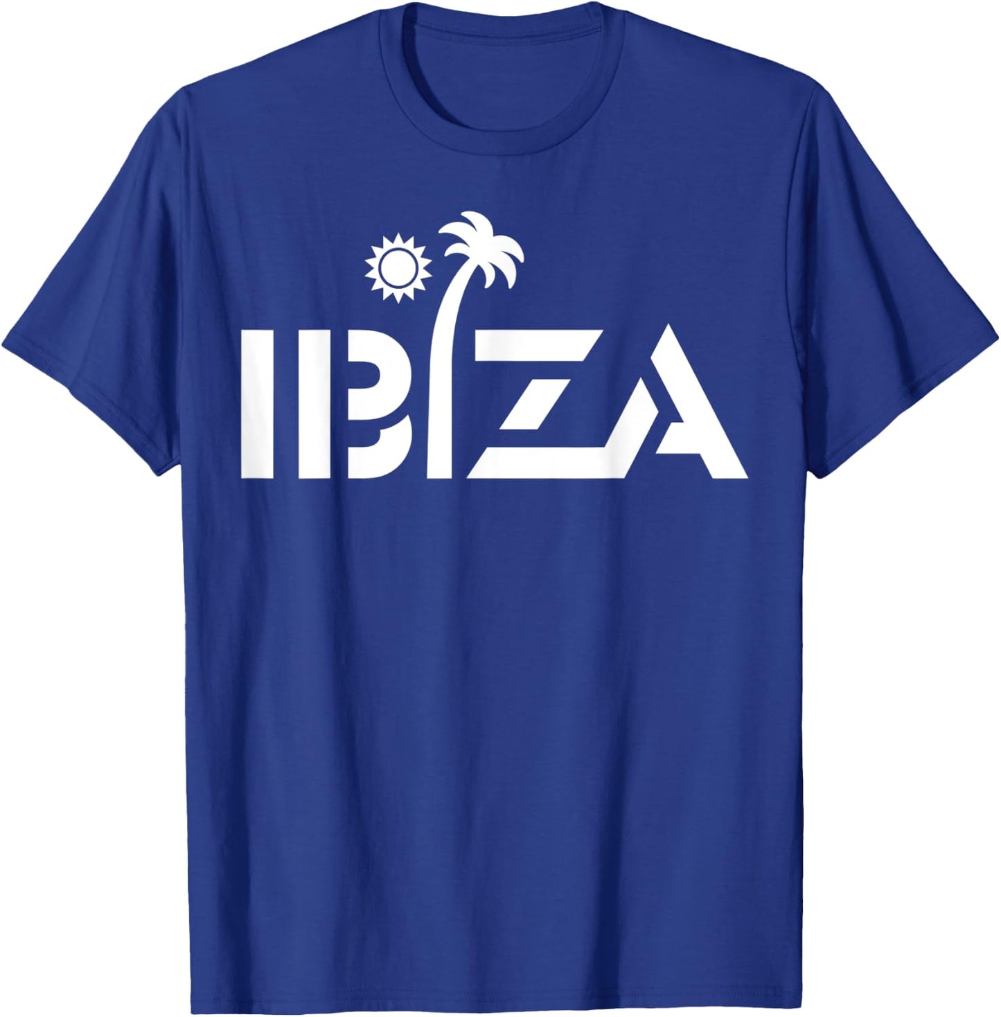Ibiza Espana Beach Palm Tree Party Destination Gift T-Shirt - T-Shirt | Royal