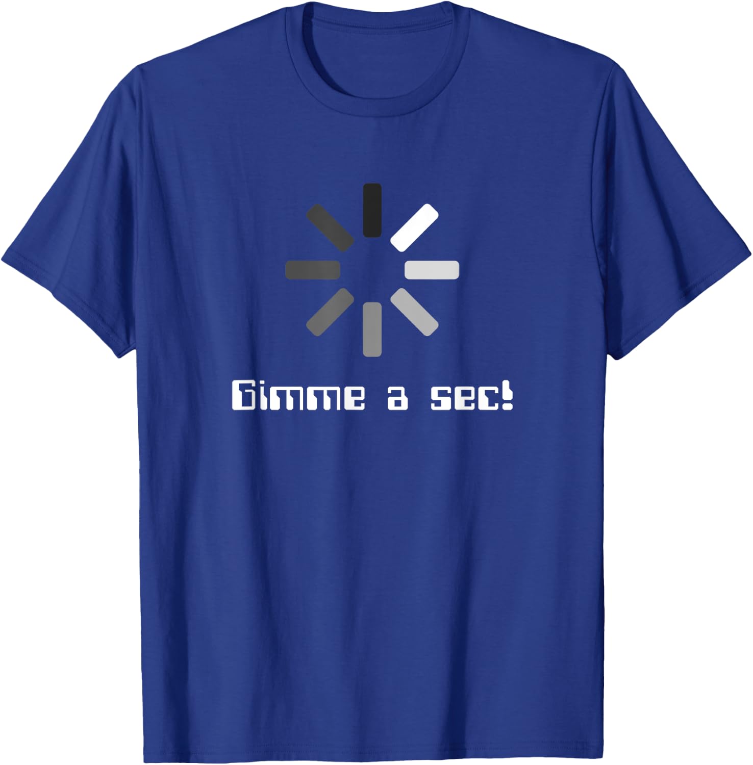 Throbber Icon Downloading Funny Computer Nerd T-Shirt - T-Shirt | Royal