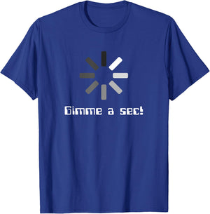 Throbber Icon Downloading Funny Computer Nerd T-Shirt - T-Shirt | Royal