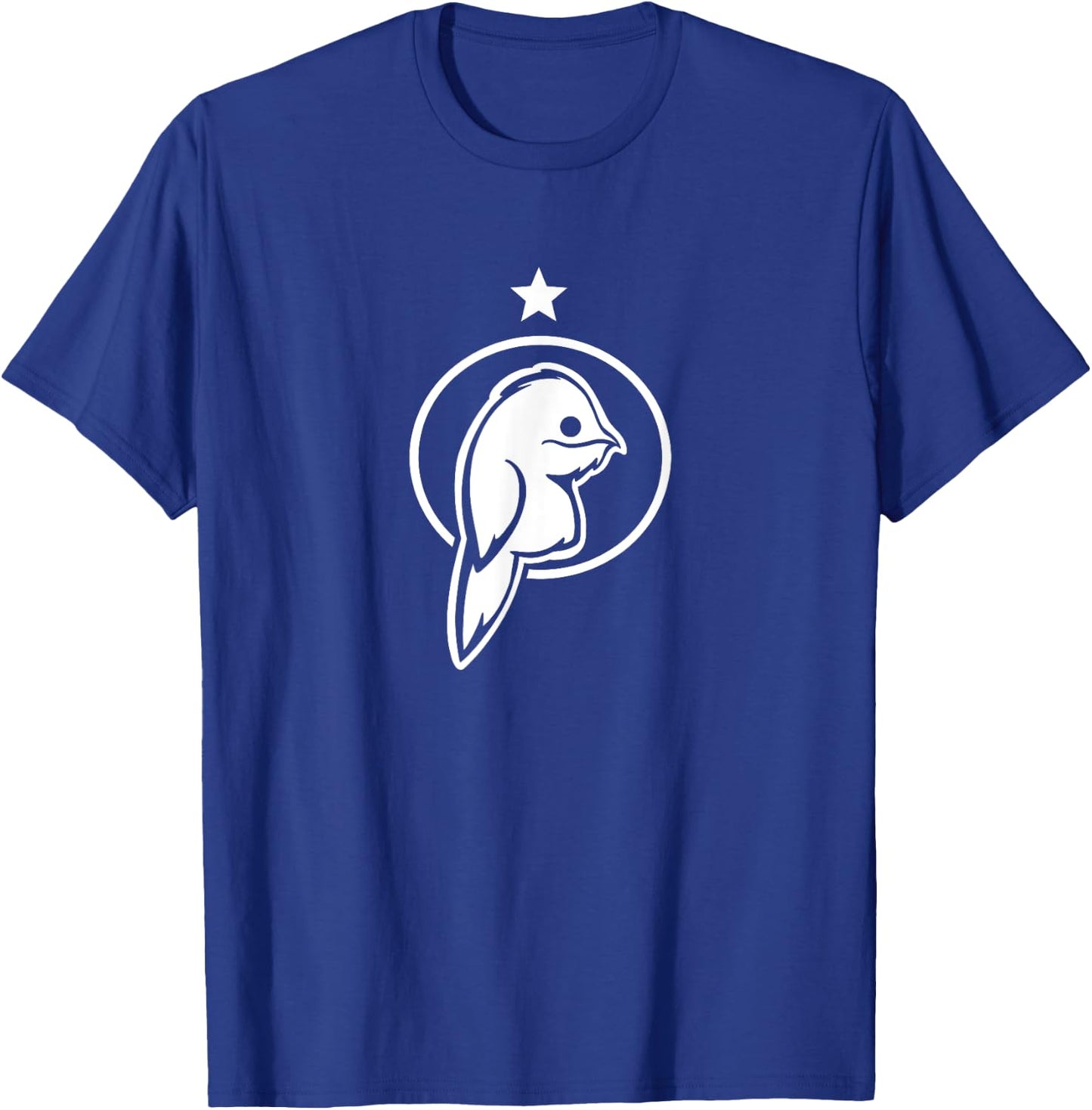 Urutau, cute and weird bird. Stylized art for Potoo lovers T-Shirt - T-Shirt | Royal