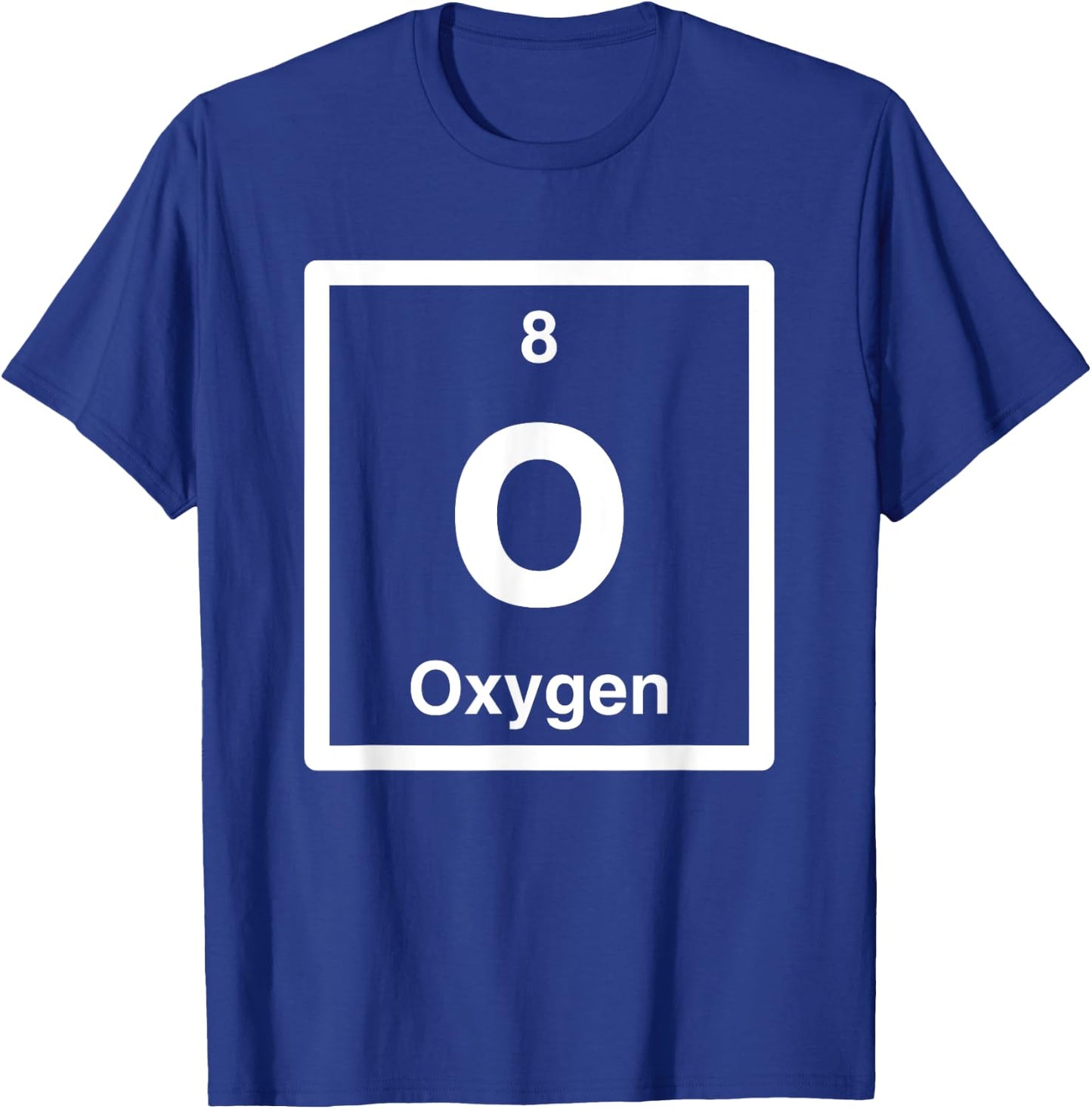 Oxygen - O - Periodic Table of Elements - Science Gifts T-Shirt - T-Shirt | Royal