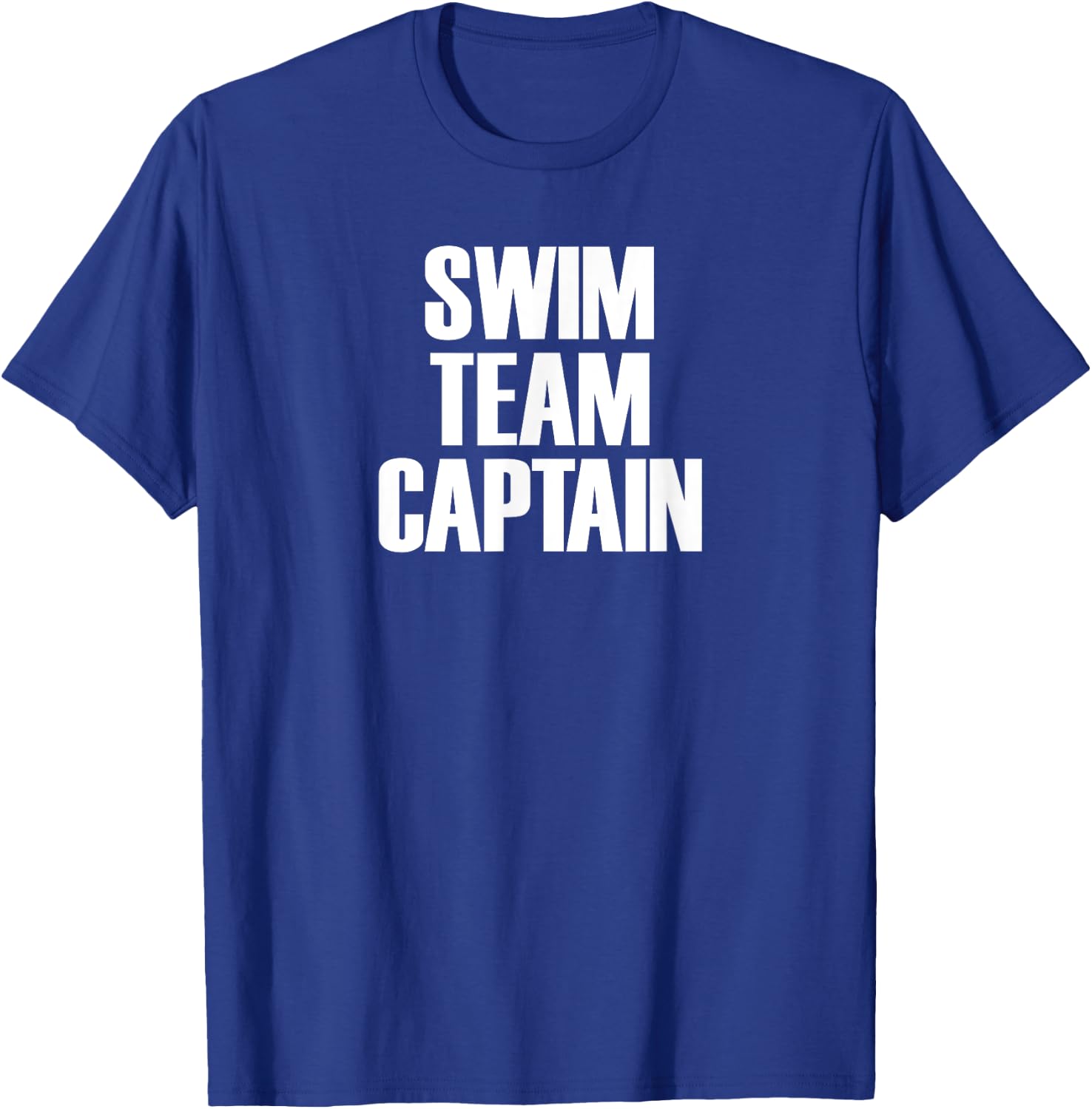 Swim Team Captain - Competitive Swimming T-Shirt - T-Shirt | Royal