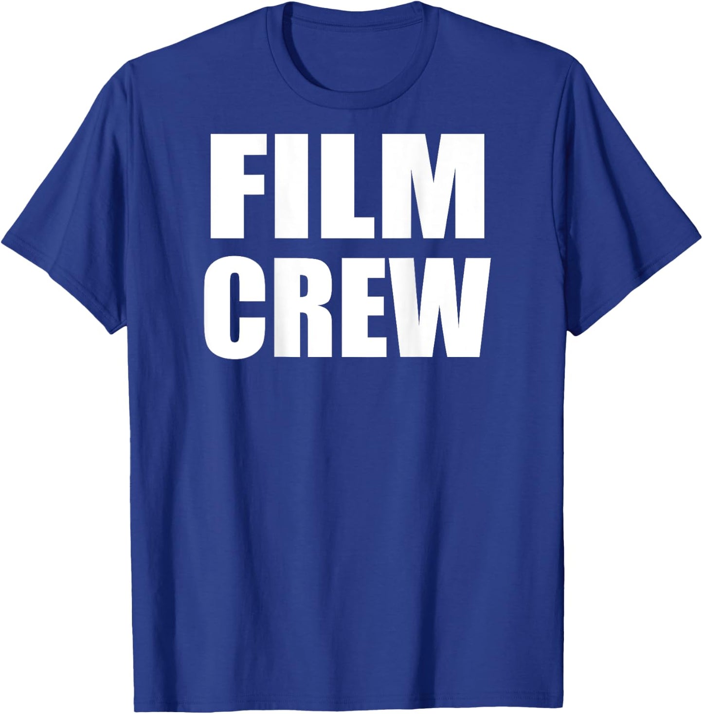 FILM CREW Bold Plain Text Print On Back T-Shirt - T-Shirt | Royal