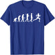 Funny running evolution Gift runners T-Shirt - T-Shirt | Royal