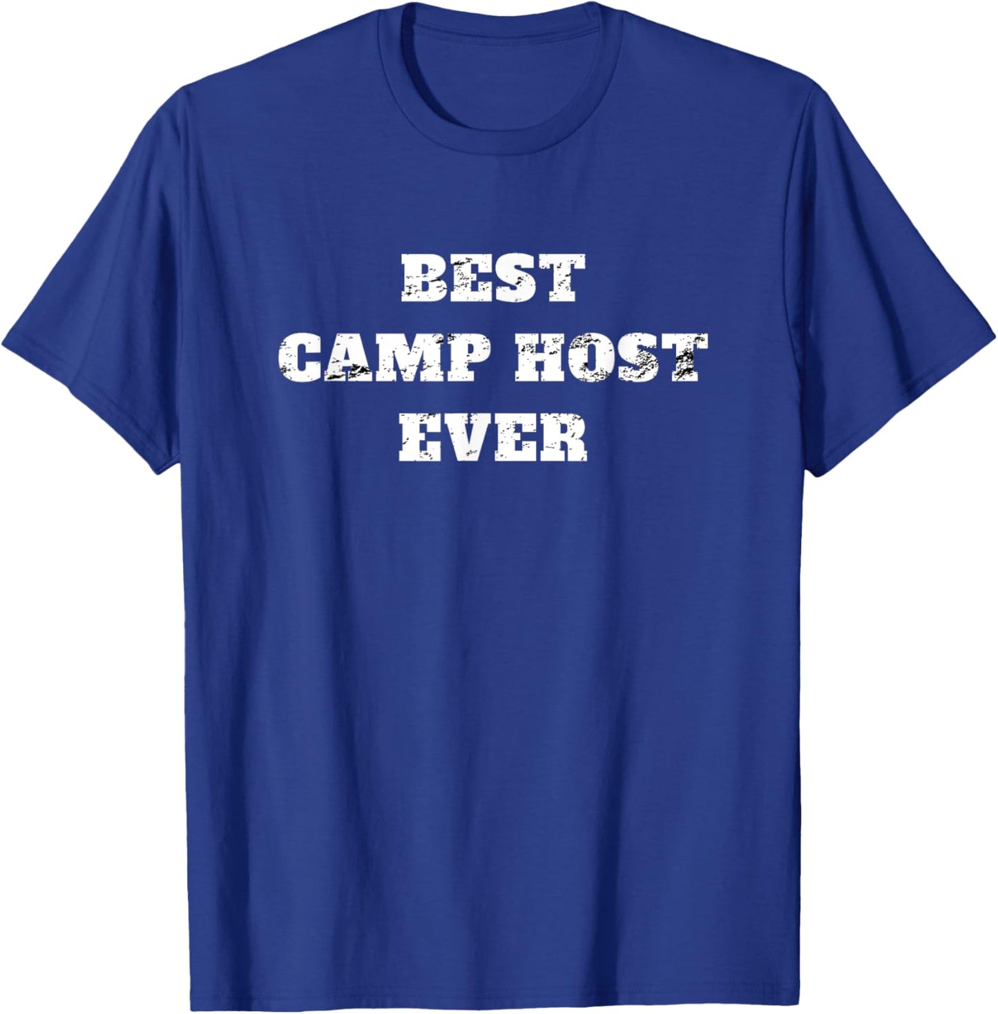 Best camp host ever camping retro vintage T-Shirt - T-Shirt | Royal