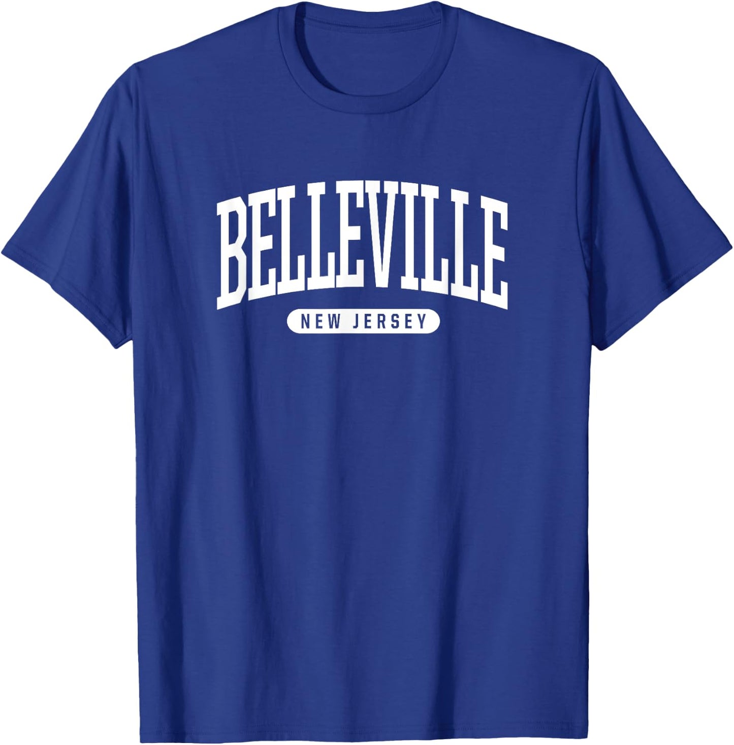 Belleville New Jersey Vacation College Style NJ USA T-Shirt - T-Shirt | Royal