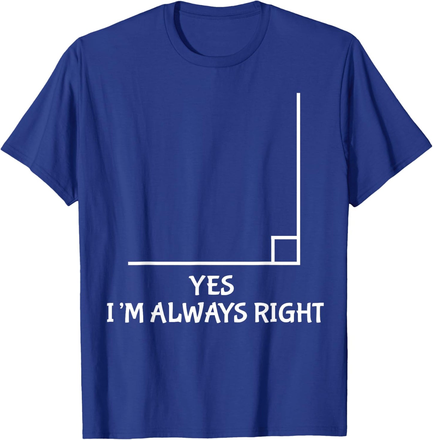 Funny Math Teacher Joke Men Women Fun Best Math Quotes T-Shirt - T-Shirt | Royal