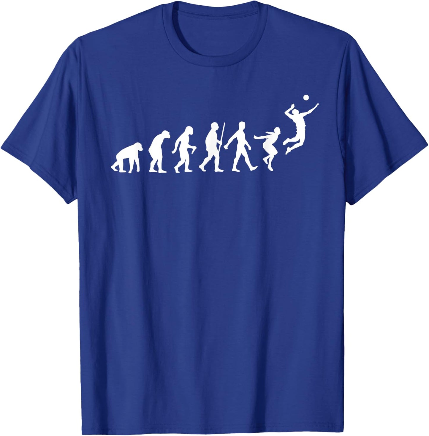 Funny Volleyball Design Women Ball Sports Athletes T-Shirt - T-Shirt | Royal