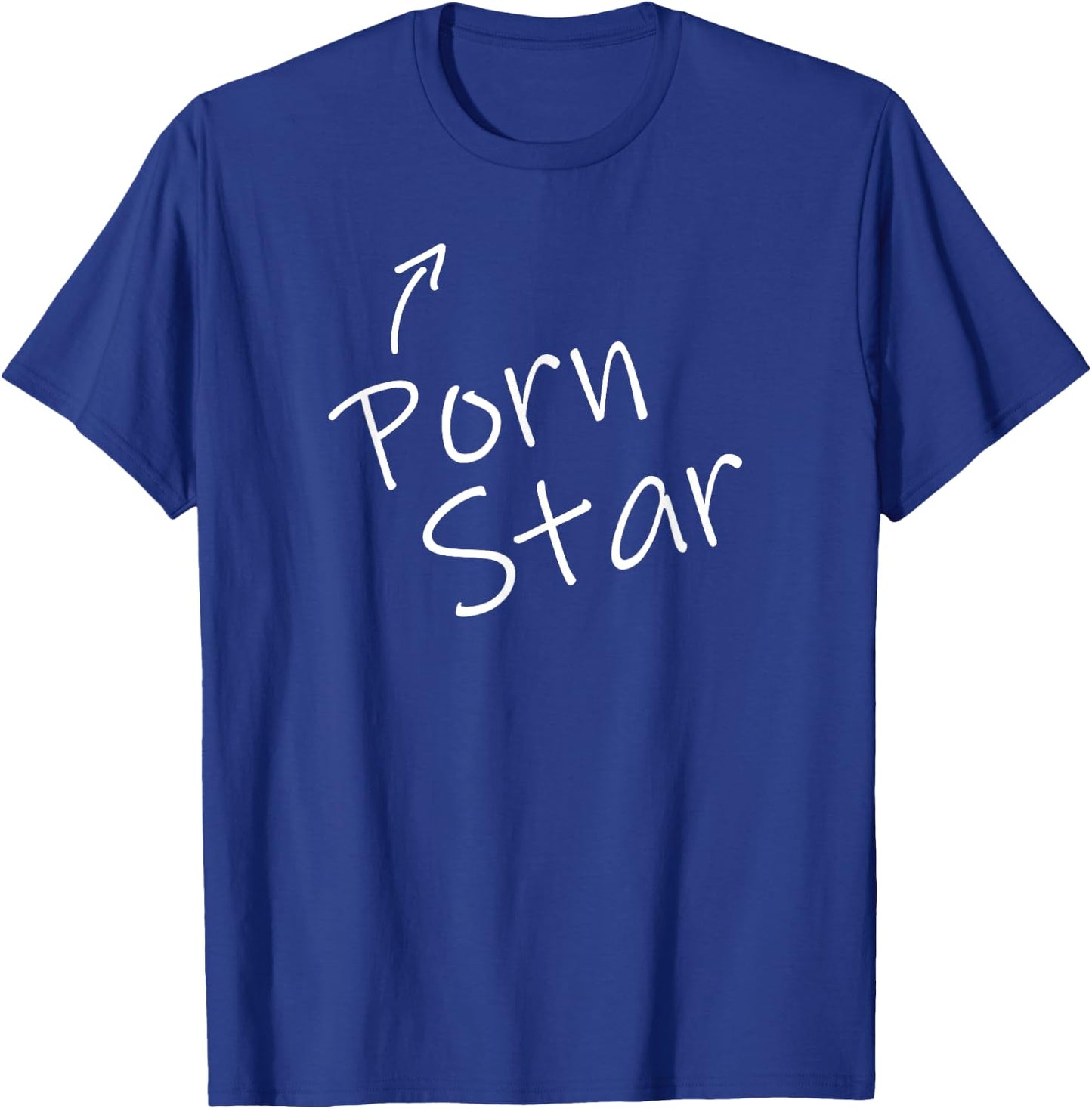 Porn Star Halloween Costume Funny Adult Humor Party T-Shirt - T-Shirt | Royal