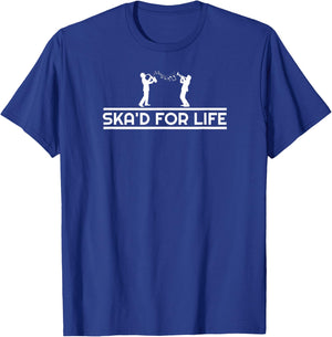 Ska'd For Life Brass Instrument Big Band Soul Ska Music T-Shirt - T-Shirt | Royal