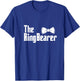 The Ring Bearer Bowtie Ring Dude Wedding Groom Bride T-Shirt - T-Shirt | Royal