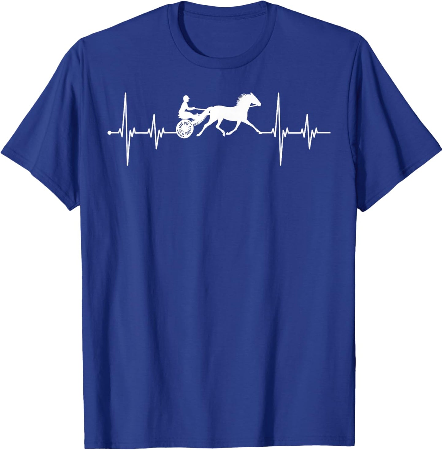 Funny Harness Horse Racing Gift Fo Men Women Horse Racer Fan T-Shirt - T-Shirt | Royal