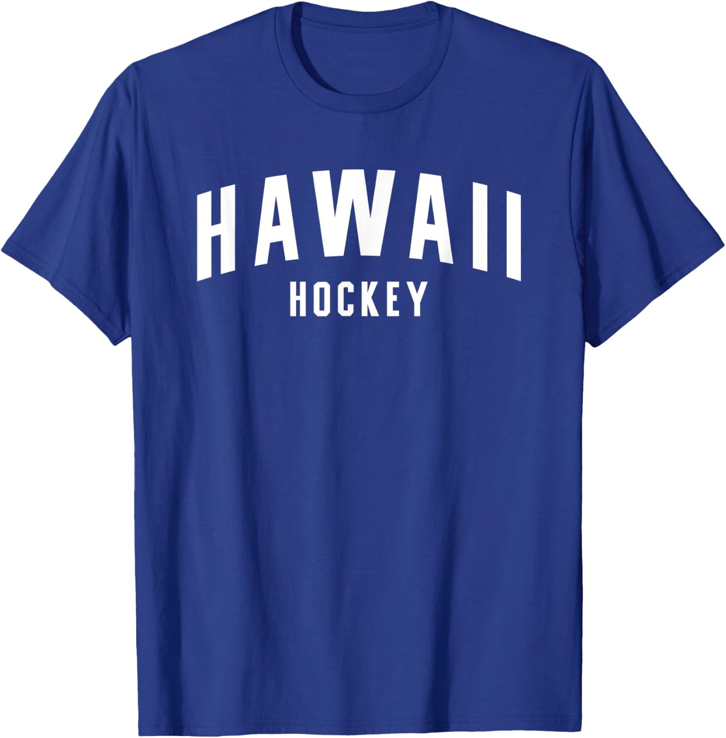 Hawaiian Local Sports State Hawaii Hockey T-Shirt - T-Shirt | Royal