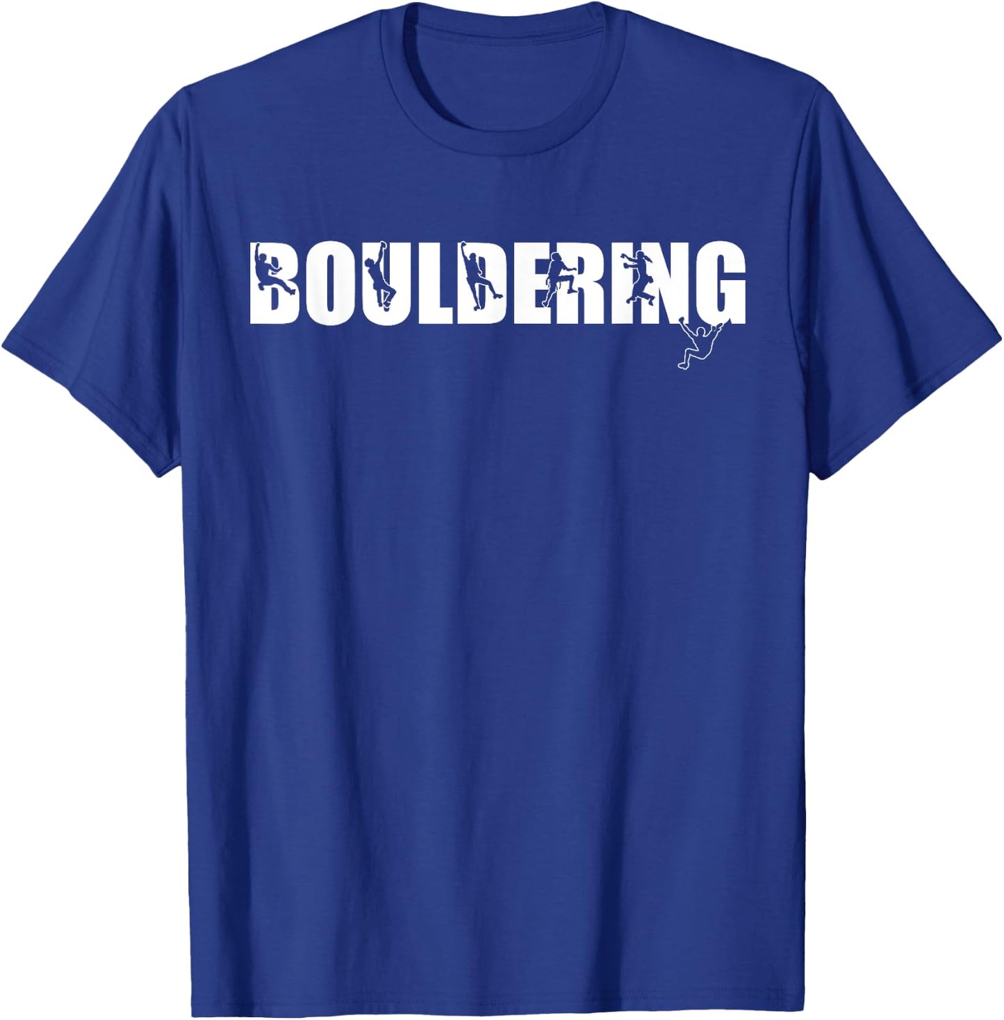 Rock Climbing Mountain Lover Bouldering T-Shirt - T-Shirt | Royal