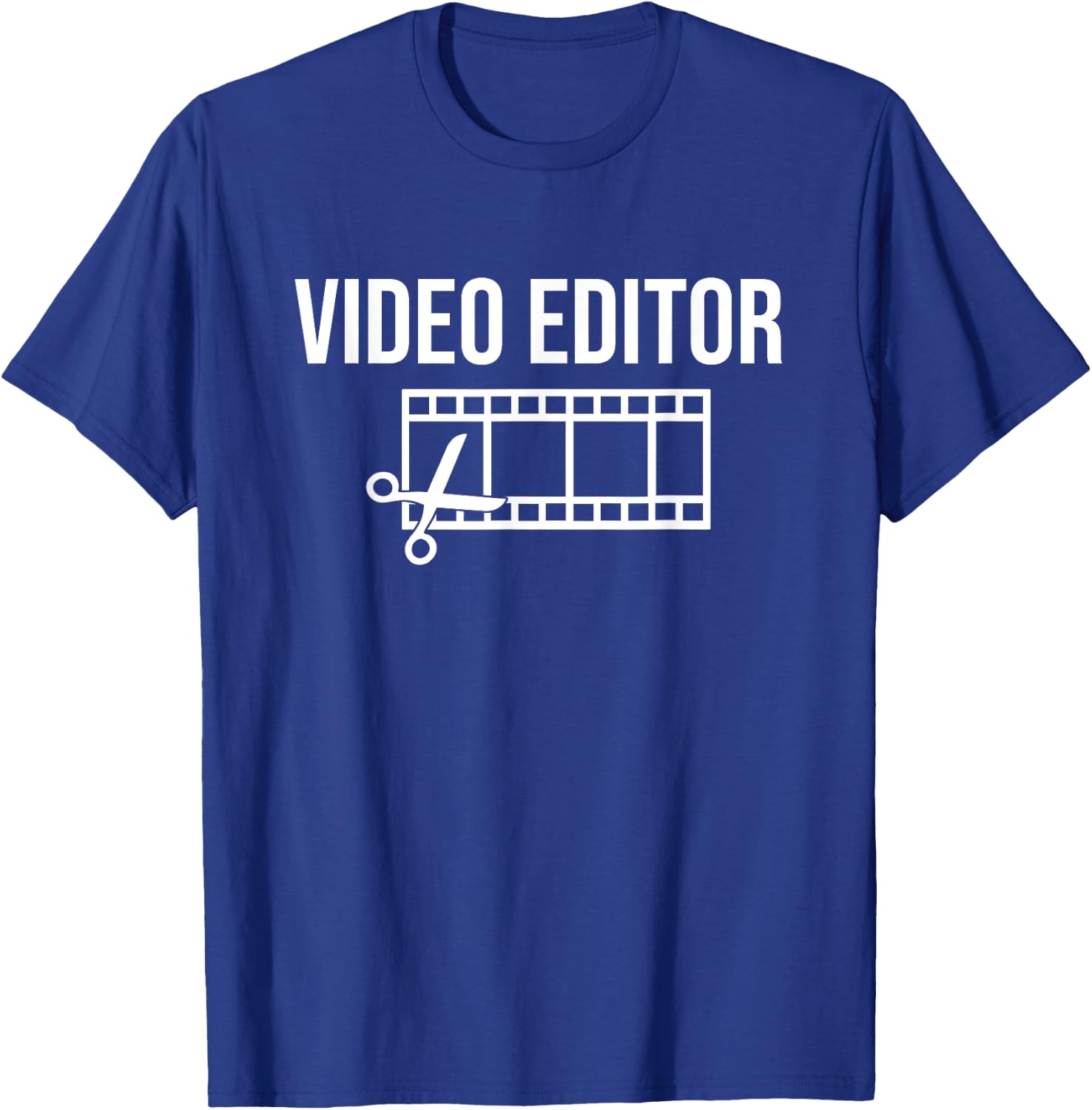 Video Editor Movie Film Editing T-Shirt - T-Shirt | Royal