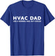 HVAC Technician Father HVAC Dad T-Shirt - T-Shirt | Royal