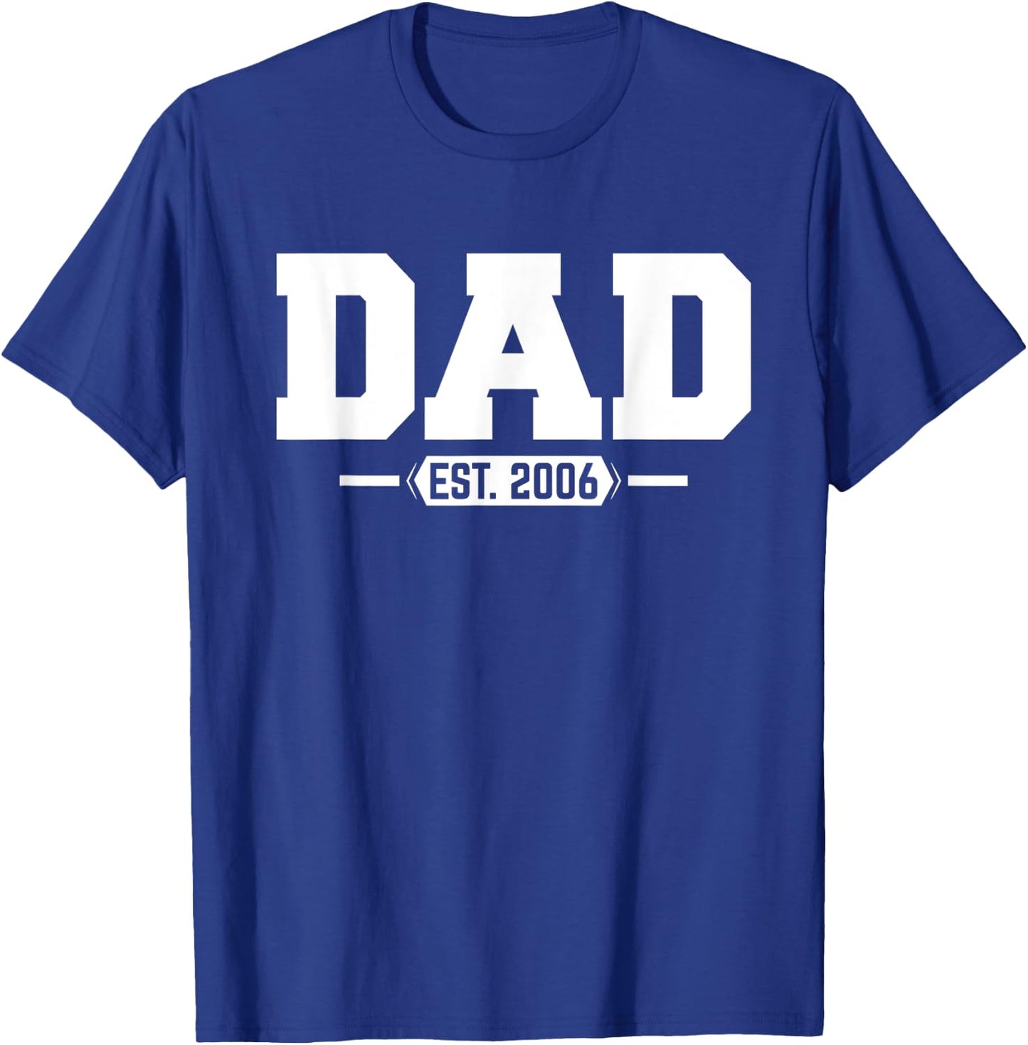 Dad 2006 Dad Established 2006 T-Shirt - T-Shirt | Royal