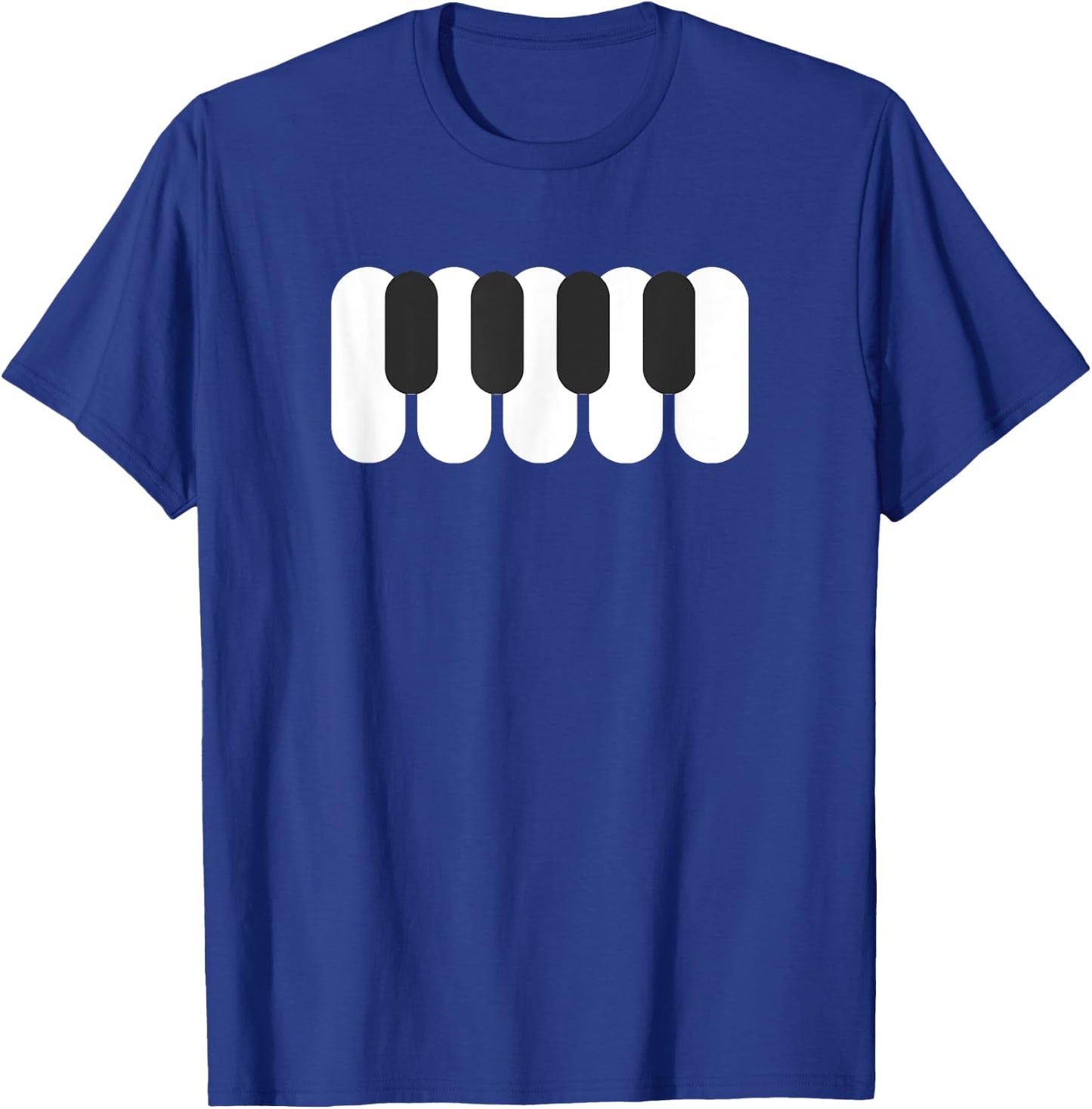 Piano Minimal T-Shirt - T-Shirt | Royal