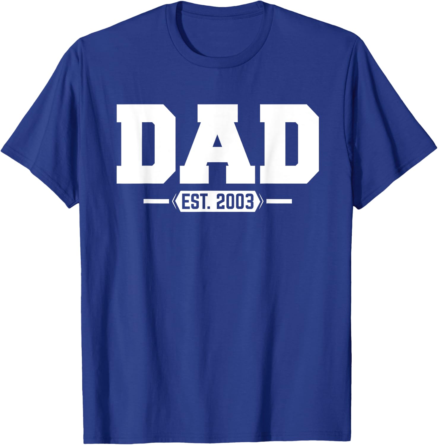 Dad 2003 Dad Established 2003 T-Shirt - T-Shirt | Royal