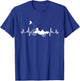 Recumbent Bike Heartbeat Frequency T-Shirt - T-Shirt | Royal