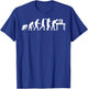 Funny 3D Printer Designs Men Women 3D Printing Evolution T-Shirt - T-Shirt | Royal