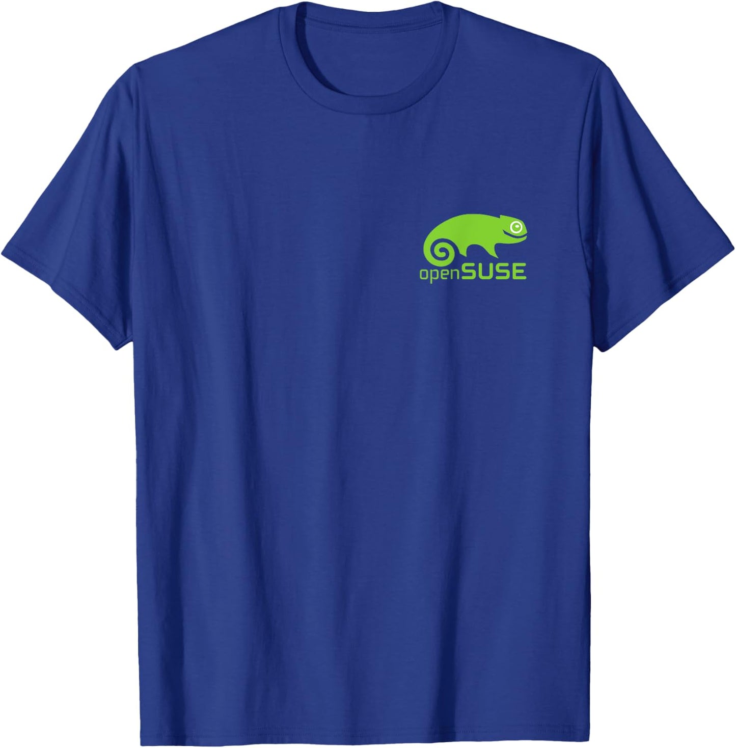 Linux openSUSE lover tagline & Logo Open Source Os T-Shirt - T-Shirt | Royal