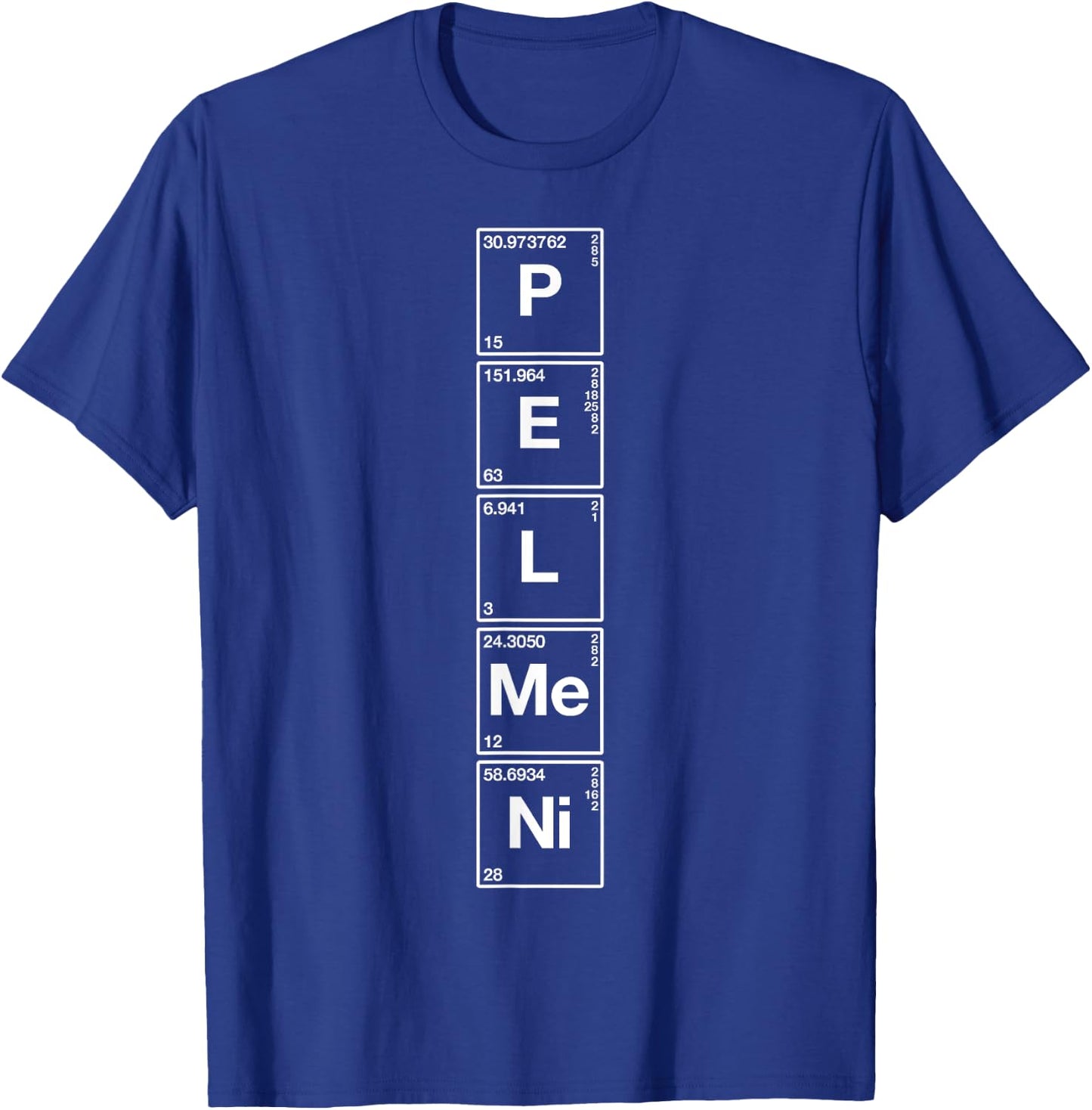 Pelmeni - Funny Russian Food Shirt Vintage Russia Science T-Shirt - T-Shirt | Royal