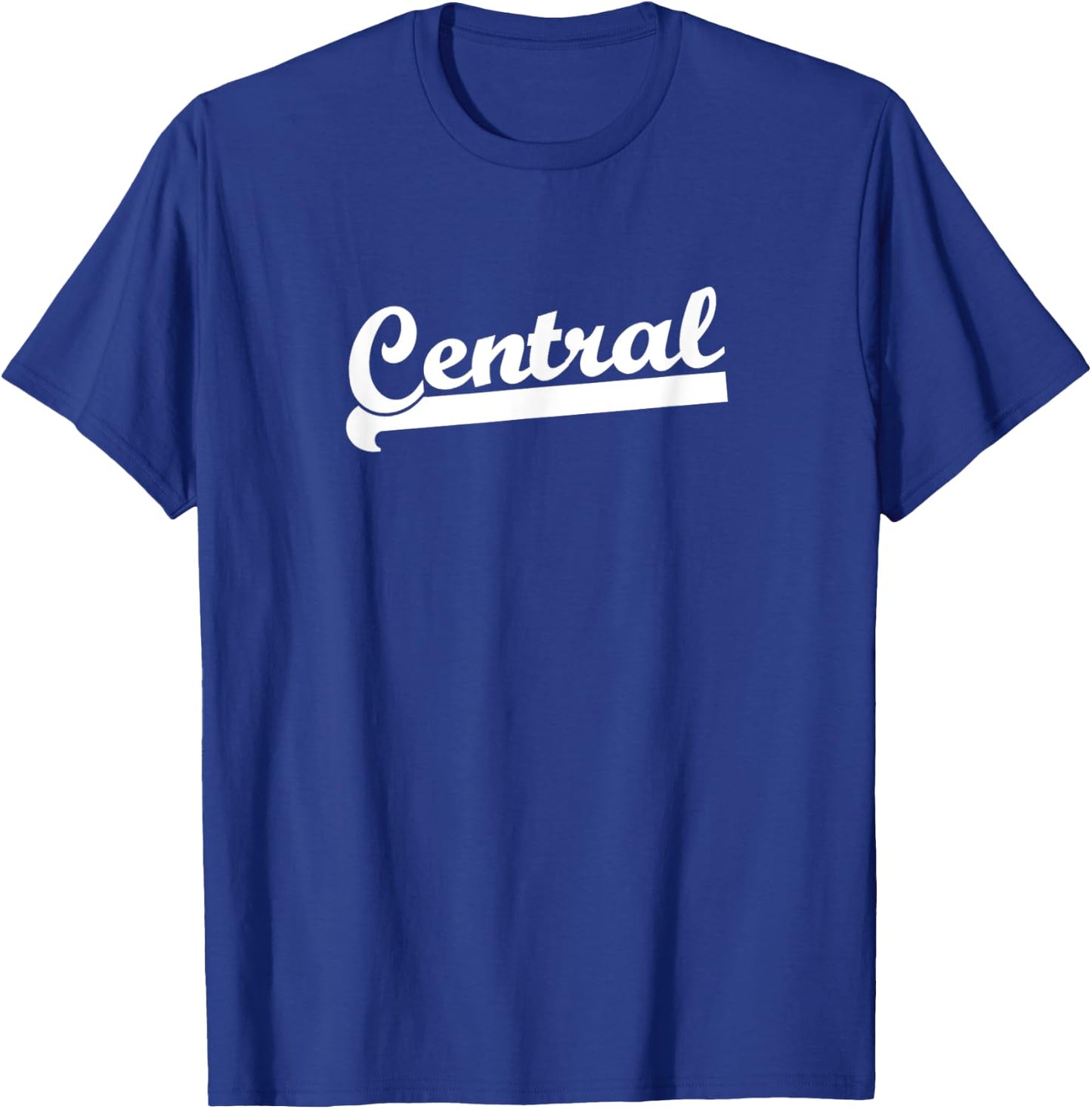 CENTRAL Sports Team Name Style T-Shirt - T-Shirt | Royal