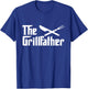 The Grillfather BBQ Grill & Smoker Funny Cool BBQ T-Shirt - T-Shirt | Royal