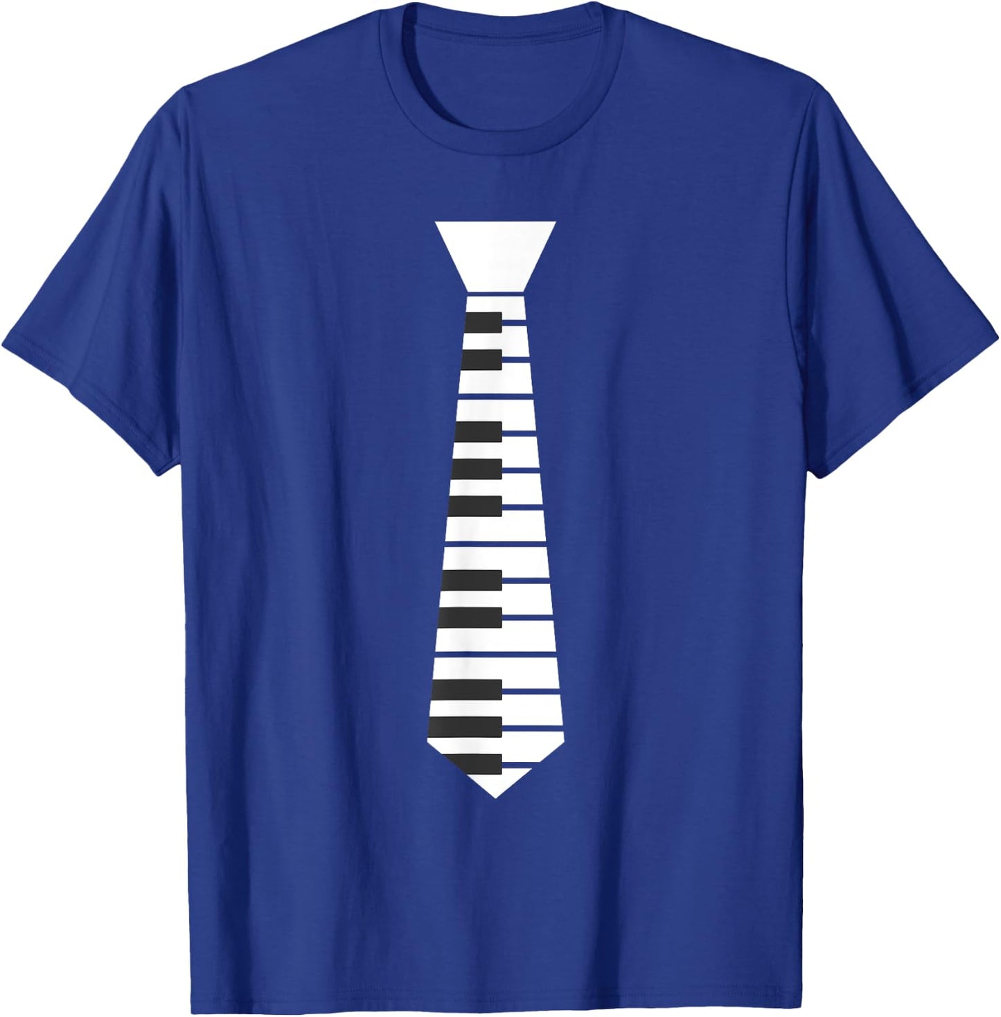 Piano Necktie Piano Player Pianist Classical Music Musician T-Shirt - T-Shirt | Royal